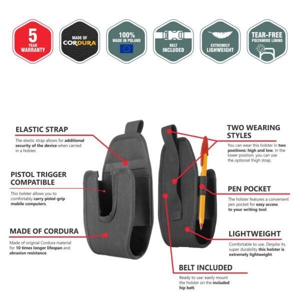 DURA PISTOL Holster for Mobile Computers with Pistol Trigger - Obraz 2