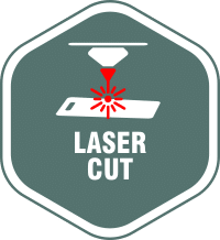 laser-cut